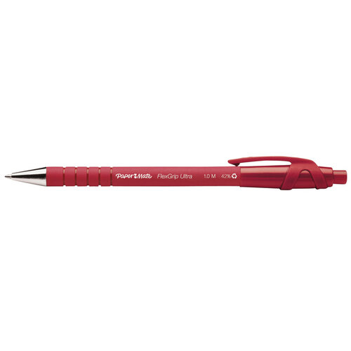 Paper Mate Balpen Paper Mate Flexgrip Ultra rood medium