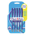 Paper Mate Balpen Paper Mate Flexgrip Ultra blauw medium 5 stuks bliste