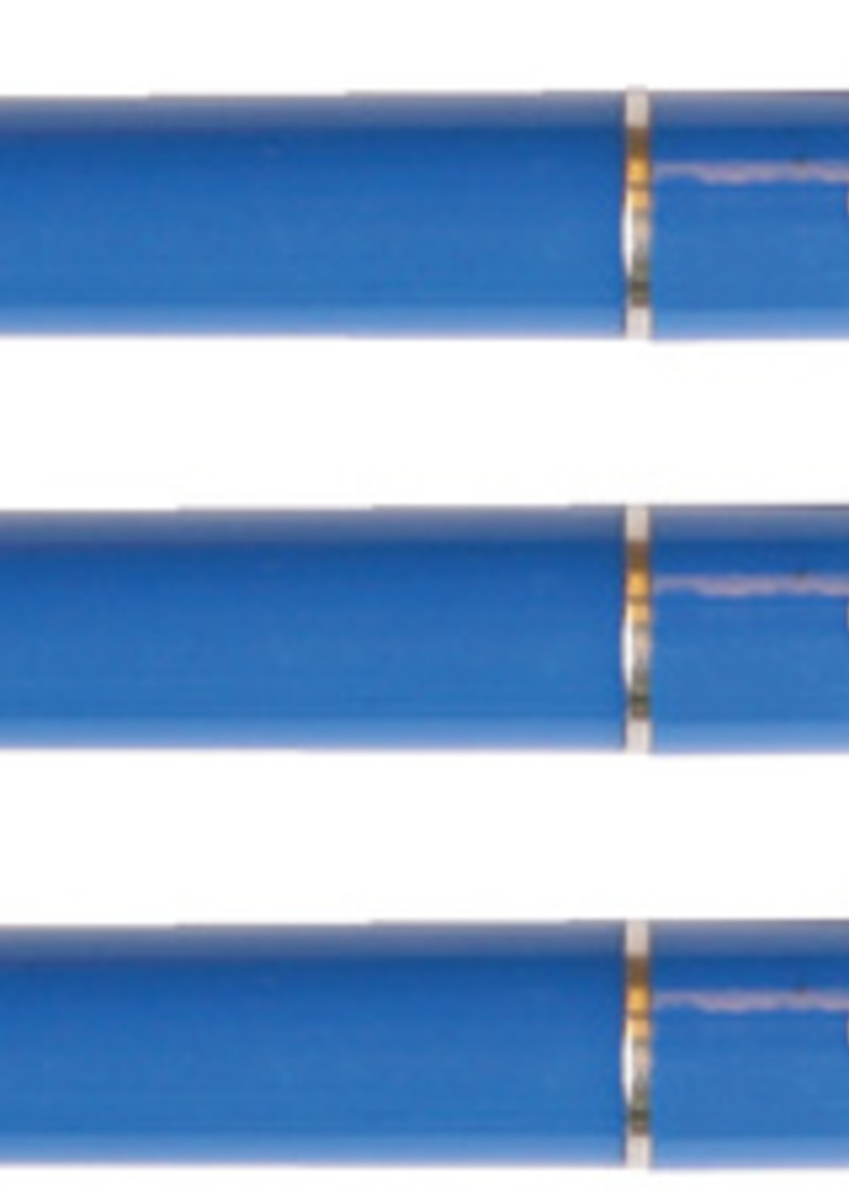 Quantore Balpen Quantore drukknop met metalen clip blauw medium