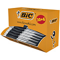 Bic Stylo Bille BIC Atlantis Classic Medium noir 30+6 gratuits