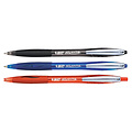 Bic Stylo Bille BIC Atlantis Soft Clip Métal 1,0 mm noir