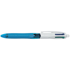 Balpen Bic 4kleuren grip medium