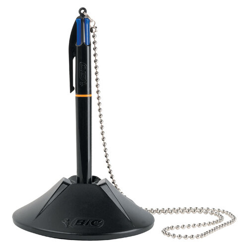 Bic Baliebalpen Bic pen-desk met ketting zwart