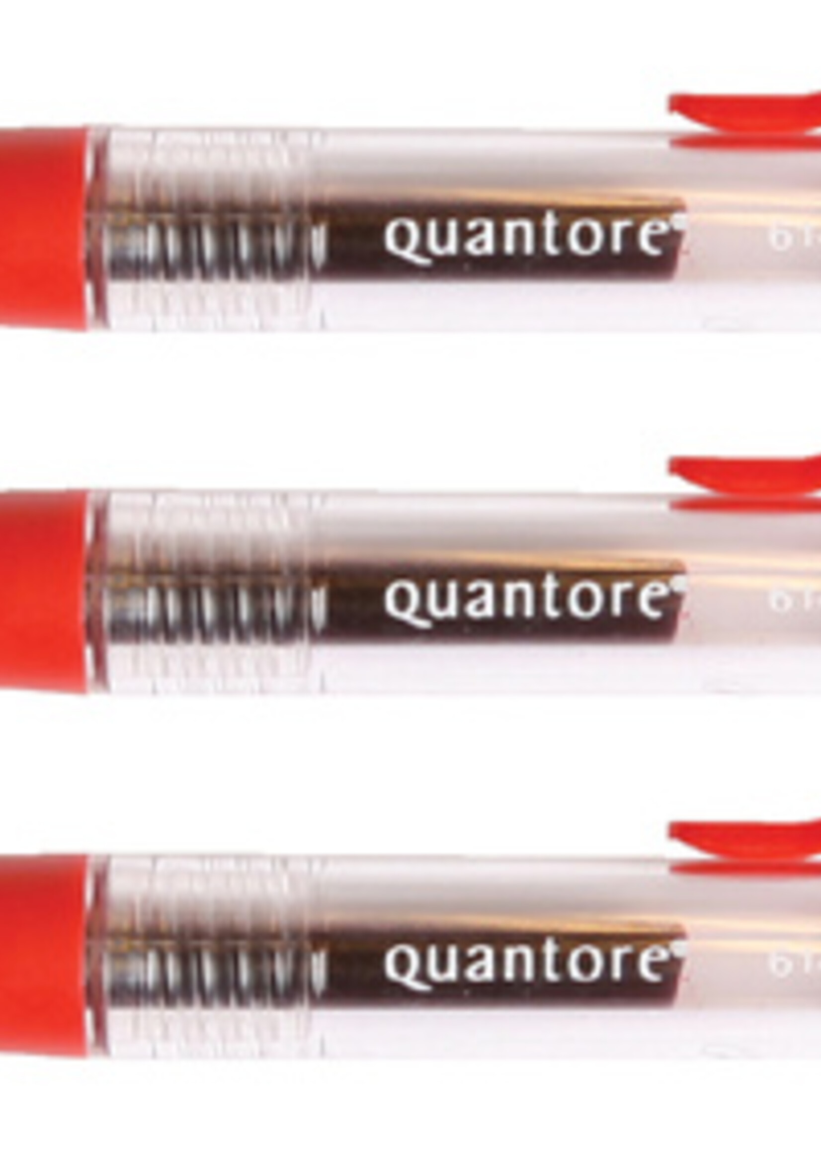 Quantore Stylo Gel Quantore Grip rétractable 0,7mm rouge