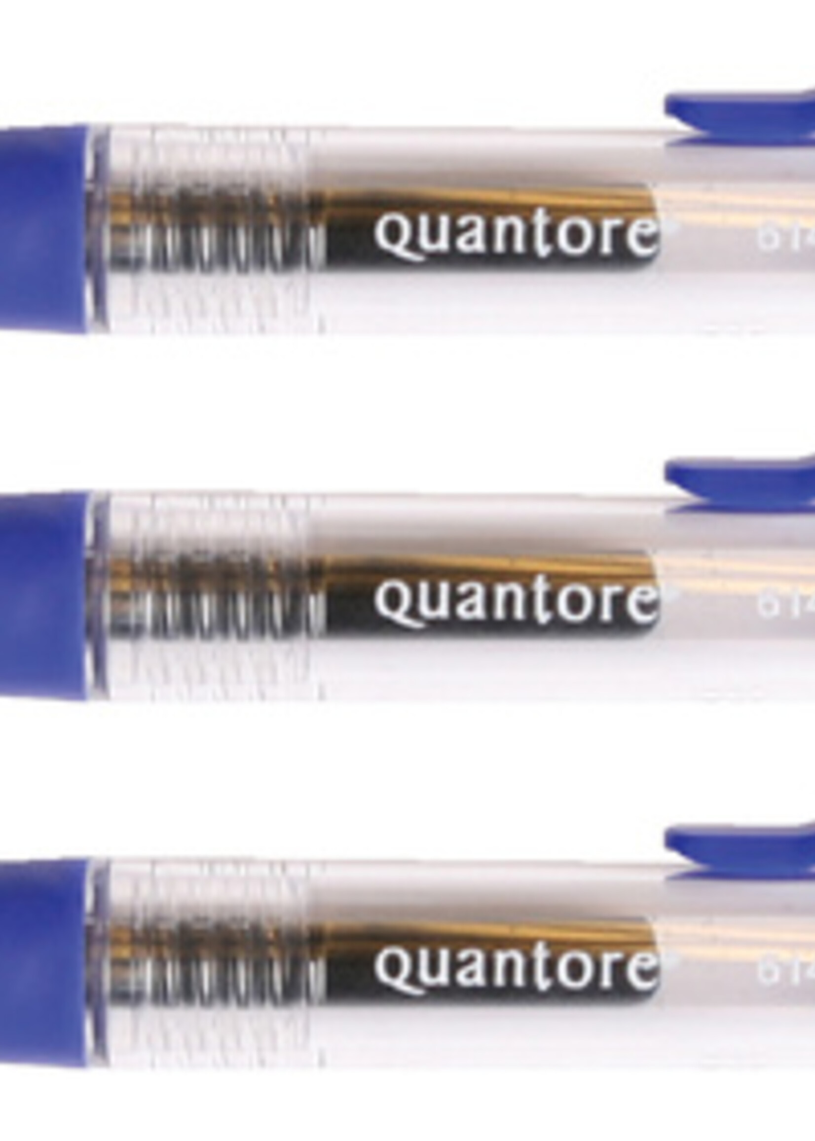Quantore Gelschrijver Quantore grip drukknop 0.7mm blauw