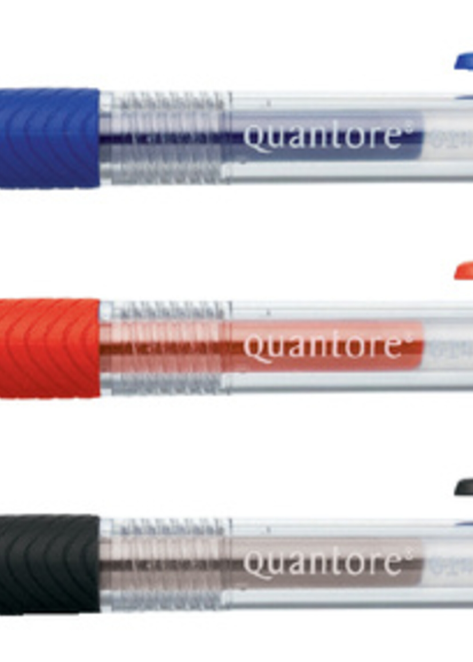 Quantore Gelschrijver Quantore grip drukknop 0.7mm blauw