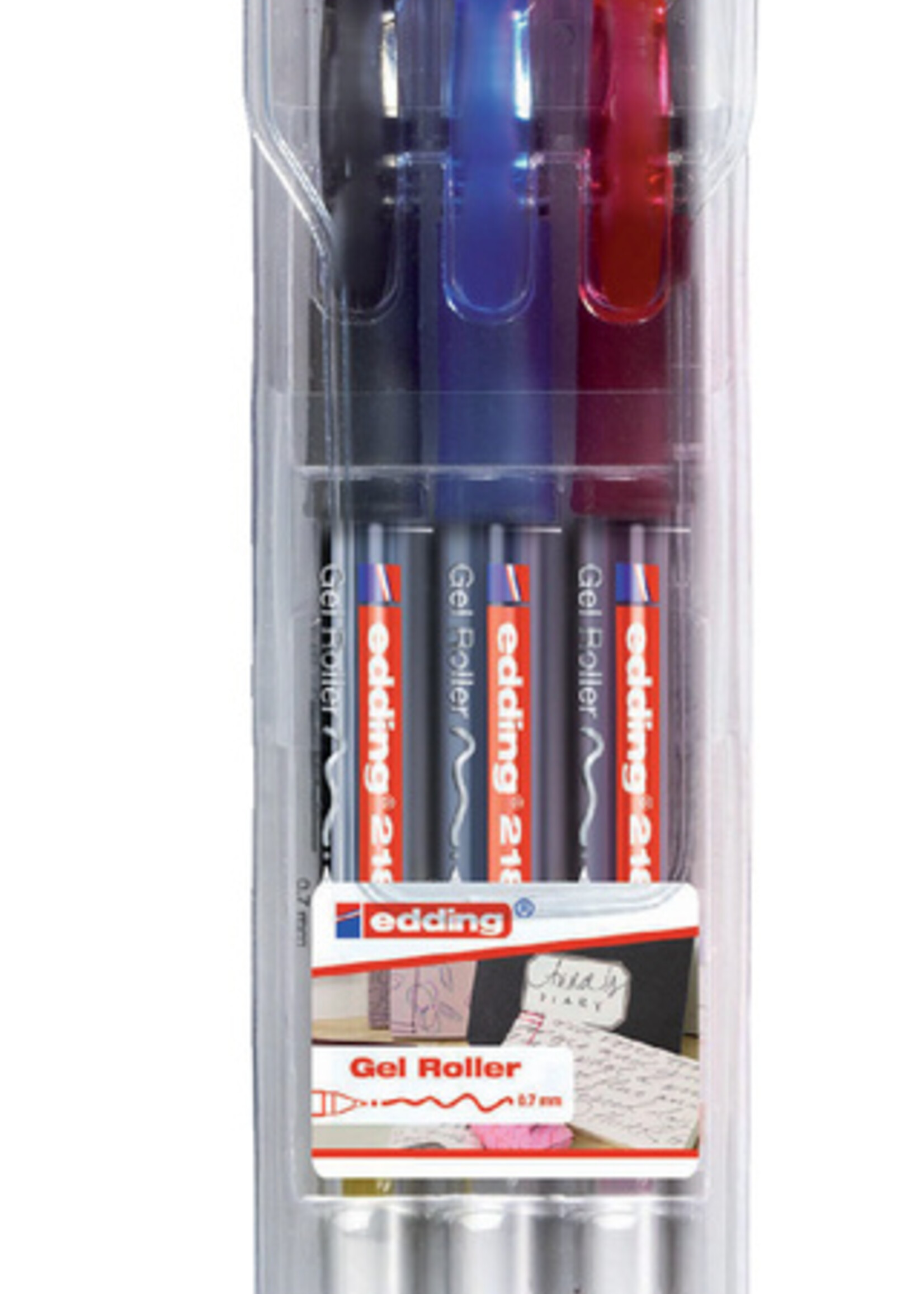 edding Gelschrijver edding 2185 assorti etui à 3 kleuren (001-003)