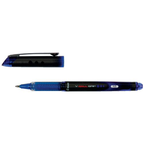 Pilot Rollerpen PILOT V-Ball grip VB10 blauw 0.6mm