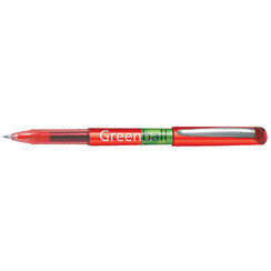 Rollerpen PILOT Greenball Begreen rood  0.35mm