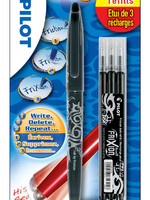 Pilot Rollerpen PILOT Frixion BL-FR7  0.35mm + 3 vullingen zwart