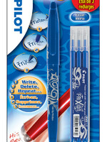 Pilot Roller Pilot FriXion BL-FR7 0,35mm + 3 recharges bleu