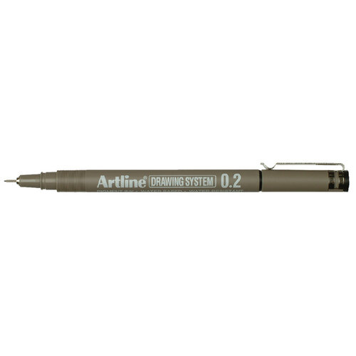 Artline Fineliner Artline 0.2mm zwart