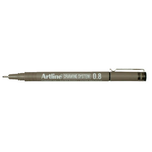 Artline Fineliner Artline 0.8mm zwart