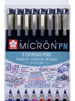Sakura Fineliner Sakura Pigma Micron 0,4mm blister de 8 pièces assorti