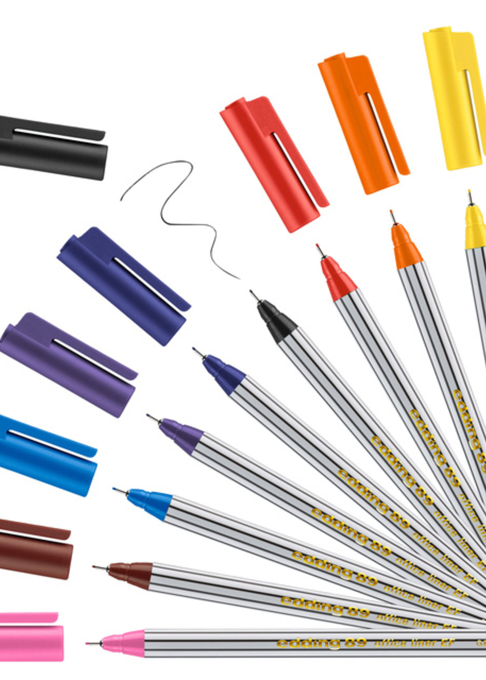 edding Fineliner Edding 89/10 assorti blister de 10 pièces
