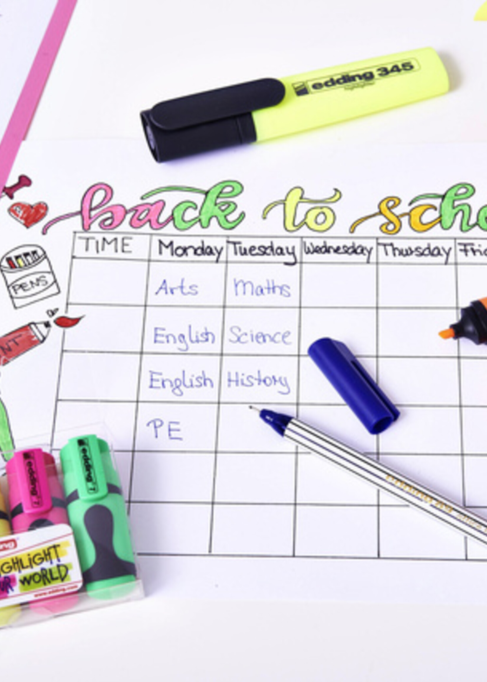 edding Fineliner Edding 89/10 assorti blister de 10 pièces