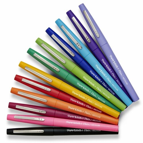 Paper Mate Fineliner Paper Mate Flair 0.7mm valuepack á 36 stuks zwart