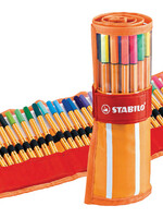 Stabilo Fineliner STABILO Point 88 30 pièces assorti étui rouleau