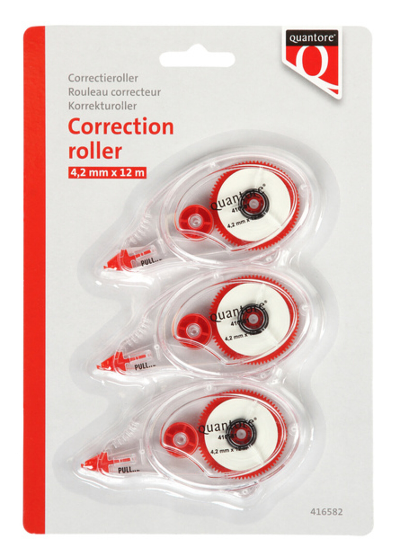 Quantore Correctieroller Quantore 4.2mm blister á 3 stuks