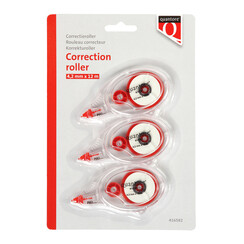 Roller correcteur Quantore 4,2mm blister 3 pièces