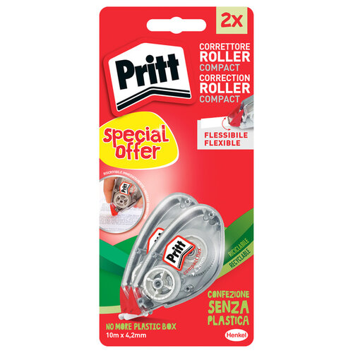 Pritt Roller correcteur Pritt Compact Flex 4,2mmx10m blister 2ème ½ prix