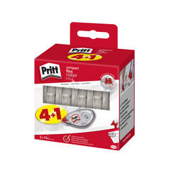 Roller correcteur Pritt Compact mini-flex 4,2mmx10m valuepack 4+1 gratuit