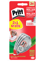Pritt Roller correcteur Pritt Compact flex 6mmx10m blister 2+1 gratuit