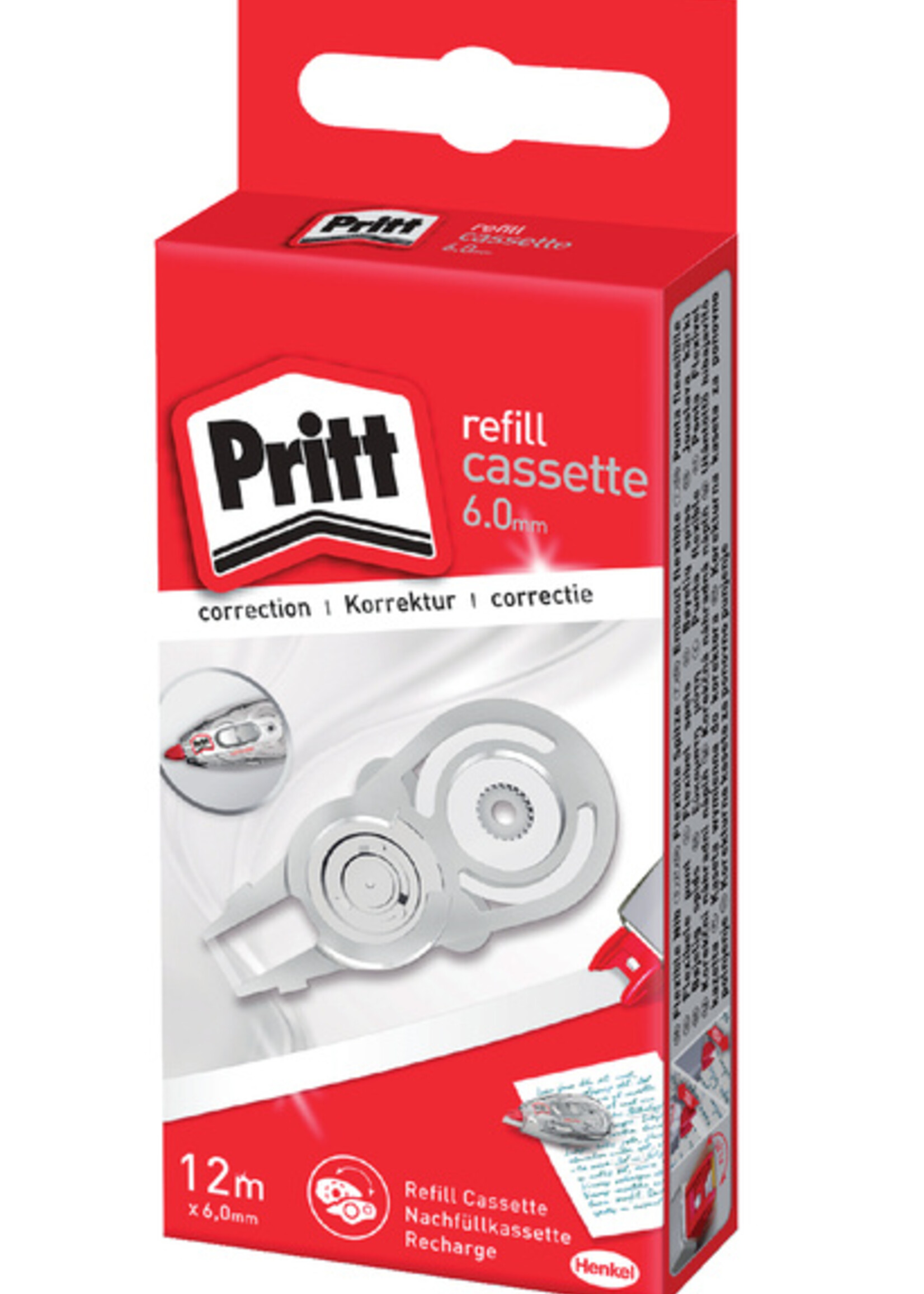 Pritt Correctierollervulling Pritt 6mmx12m flex
