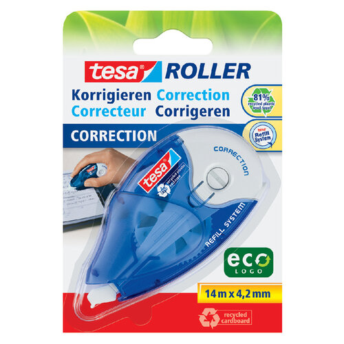 Tesa Roller correcteur rechargeable Tesa ECO 4,2mmx14m sous blister