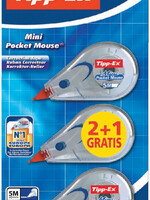 Tipp-ex Correcteur Tipp-Ex Pocket Mouse 2+1 gratuit sous blister