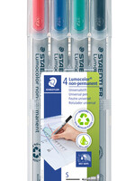 Staedtler Feutre Staedtler Lumocolor 311 non permanent S 4 pièces assorti