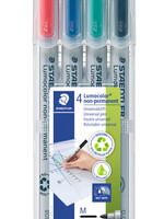 Staedtler Feutre Staedtler Lumocolor 315 non permanent M 4 pièces assorti