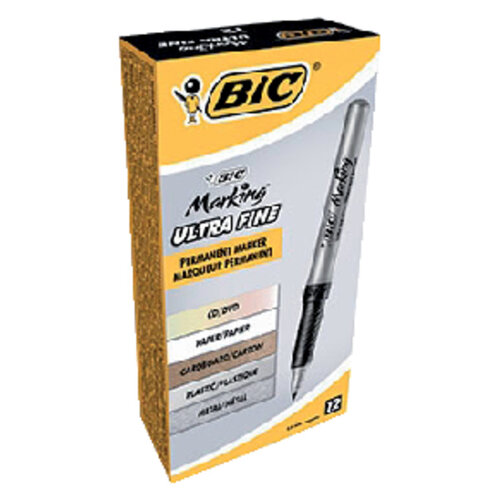 Bic CD marker Bic zwart zeer fijn 0.7mm