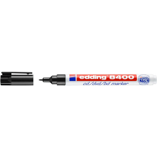 edding Marquer CD edding 8400 ogive 0,5-1mm blister 2 pièces noir