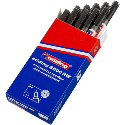 edding Cd marker edding 8500 rond zwart 1.0mm