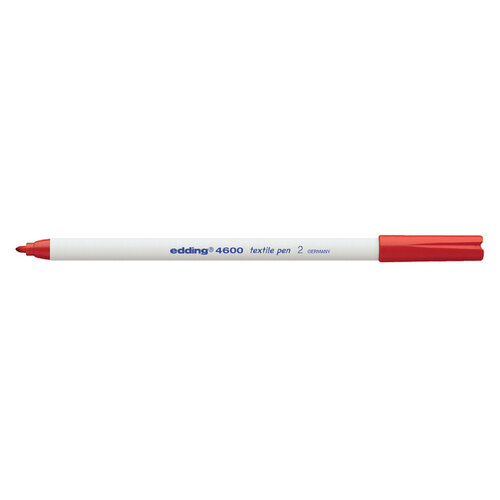 edding Marqueur Edding 4600 Textile ogive 1mm rouge