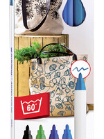 edding Viltstift edding 4600 textiel rond 1mm koel assorti