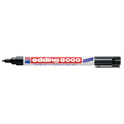 Viltstift edding 8000 diepvries rond zwart 1mm