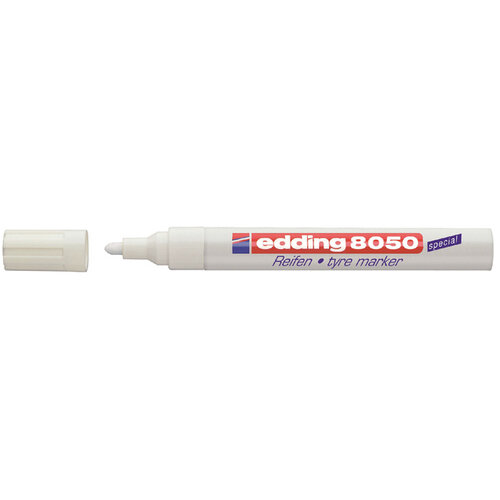 edding Marqueur Pneu edding 8050 ogive 2-4mm blanc