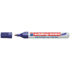 Viltstift edding 8280 UV rond onzichtbaar 1.5-3mm op blister