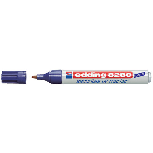 edding Viltstift edding 8280 UV rond onzichtbaar 1.5-3mm op blister