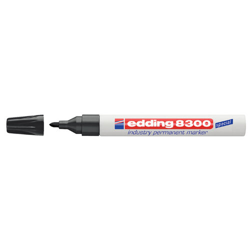 edding Viltstift edding 8300 industrie rond zwart 1.5-3mm