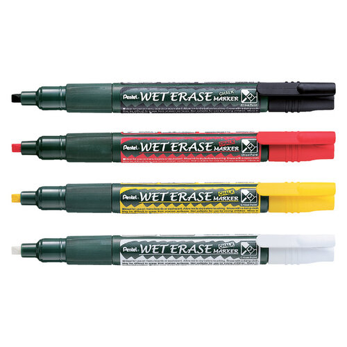 Pentel Viltstift Pentel SMW26 krijtmarker wit 1.5-4mm