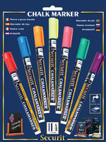 Securit Krijtstift Securit SMA-100 rond ass 1-2mm blister à 7st