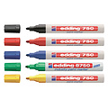 edding Feutre Laque edding 750 Pointe ogive 2-4mm rouge