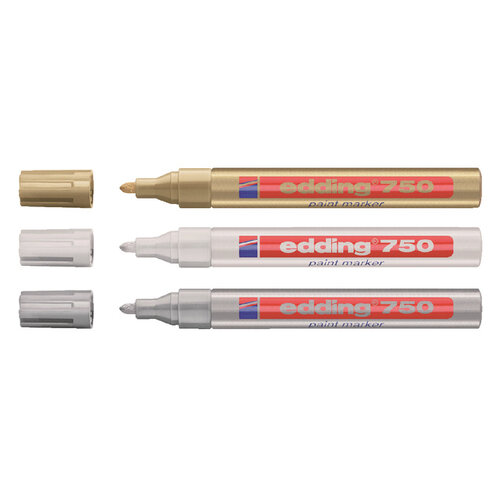 edding Feutre Laque edding 750 Pointe ogive 2-4mm or