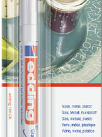 edding Viltstift edding 780 lakmarker rond wit 0.8mm blister