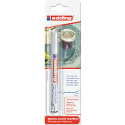 Feutre peinture edding 780 ogive blanc 0,8mm blister