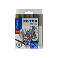 Pilot Verfstift Pilot Pintor metallic 1.0mm ass etui à 6 stuks assorti