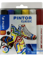 Pilot Feutre Pilot Pintor Classic 1,4mm étui de 6 pièces assorti